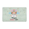 thumbnail image 1 of MKHERT Unicorn with Rainbow and Flowers Happy Birthday Doormat Rug Home Decor Floor Mat Bath Mat 30x18 inch, 1 of 3