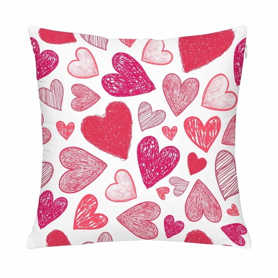 MKHERT Valentines Day Pillow Covers Pillowcase Throw Pillows 18x18 inch