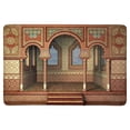 thumbnail image 1 of MKHERT Vintage 3D Middle Eastern Fairytale Oriental Palace Architecture Doormat Rug Home Decor Floor Mat Bath Mat 23.6x15.7 inch, 1 of 3