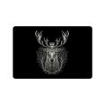 thumbnail image 1 of MKHERT Vintage Deer Head with Crown and Old Tree Doormat Rug Home Decor Floor Mat Bath Mat 23.6x15.7 inch, 1 of 3