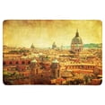 thumbnail image 1 of MKHERT Vintage European Cityscape View of Old Town in Rome Italy Doormat Rug Home Decor Floor Mat Bath Mat 23.6x15.7 inch, 1 of 3