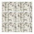 thumbnail image 1 of MKHERT Vintage Funny Panda in The Bamboo Forest Placemats Table Mats for Dining Room Kitchen Table Decoration 12x18 inch,Set of 6, 1 of 4