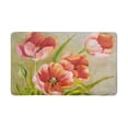 thumbnail image 1 of MKHERT Vintage Red Tulips Floral Oil Painting Doormat Rug Home Decor Floor Mat Bath Mat 30x18 inch, 1 of 3