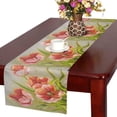 thumbnail image 1 of MKHERT Vintage Red Tulips Floral Oil Painting Table Runner Home Decor for Wedding Banquet Decoration 16x72 Inch, 1 of 2