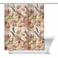 thumbnail image 1 of MKHERT Vintage Retro Flowers Feathers Sea Shells Keys and Glass Bottles Decor Waterproof Polyester Fabric Shower Curtain Bathroom Sets 66x72 inch, 1 of 1