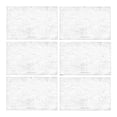 thumbnail image 1 of MKHERT Vintage White Brown Brick Wall Placemats Table Mats for Dining Room Kitchen Table Decoration 12x18 inch,Set of 6, 1 of 4