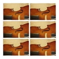 thumbnail image 1 of MKHERT Violin in Old Grunge Background Classical Instruments Placemats Table Mats for Dining Room Kitchen Table Decoration 12x18 inch,Set of 6, 1 of 4