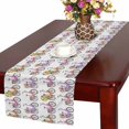thumbnail image 1 of MKHERT Watercolor Bike Bicycles with Flowers in Basket Table Runner Home Decor for Home Kitchen Dining Wedding Party 16x72 Inch, 1 of 2