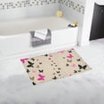 thumbnail image 1 of MKHERT Watercolor Bright Colorful Butterfly Doormat Non-slip Bath Mat Floor Mat 30x18 inch, 1 of 3