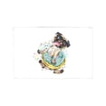 thumbnail image 1 of MKHERT Watercolor Cute Little Pug Dog with Donuts Placemats Table Mats for Dining Room Kitchen Table Decoration 12x18 inch,Set of 6, 1 of 4
