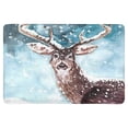 thumbnail image 1 of MKHERT Watercolor Deer Winter Snow Christmas Decoration Doormat Rug Home Decor Floor Mat Bath Mat 23.6x15.7 inch, 1 of 3