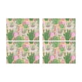 thumbnail image 1 of MKHERT Watercolor Llama with Cactus Mexican Design Placemats Table Mats for Dining Room Kitchen Table Decoration 12x18 inch,Set of 4, 1 of 2