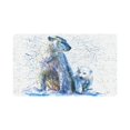 thumbnail image 1 of MKHERT Watercolor Polar Bears Animal Painting Doormat Rug Home Decor Floor Mat Bath Mat 30x18 inch, 1 of 3