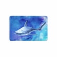 thumbnail image 1 of MKHERT Watercolor Sea Life Blue Shark Doormat Rug Home Decor Floor Mat Bath Mat 23.6x15.7 inch, 1 of 3