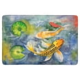 thumbnail image 1 of MKHERT Watercolor Three Carp Koi Fish and Lilies Painting Doormat Rug Home Decor Floor Mat Bath Mat 23.6x15.7 inch, 1 of 3