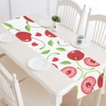 thumbnail image 1 of MKHERT Red Citrus Table Runner for Office Kitchen Dining Wedding Party Home Decor 16x72 inch, 1 of 3