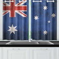 thumbnail image 1 of MKHERT Weathered Flag Of Australia Window Curtain Kitchen Curtain 26x39 inch,Two Piece, 1 of 3
