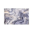 thumbnail image 1 of MKHERT White Gray Marble Ink Acrylic Painted Waves Texture Placemats Table Mats for Dining Room Kitchen Table Decoration 12x18 inch,Set of 6, 1 of 4
