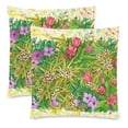 thumbnail image 1 of MKHERT Wild Rose Throw Pillowcase Pillow Cover Cushion Couver 18x18 inch, Set of 2, 1 of 3