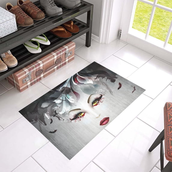 MKHERT Witch Doormat Rug Home Decor Floor Mat Bath Mat 23.6x15.7 inch