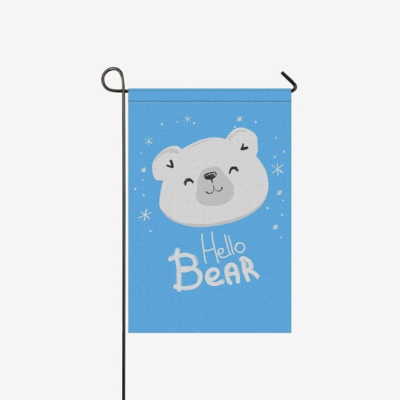MKHERT Wolf Garden Flag Banner Decorative Flag for Wedding Home Outdoor Garden Decor 12x18 inch