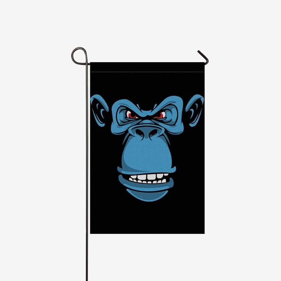 MKHERT Wolf Garden Flag Banner Decorative Flag for Wedding Home Outdoor Garden Decor 12x18 inch