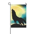 thumbnail image 1 of MKHERT Wolf Garden Flag Banner Decorative Flag for Wedding Party Yard Home Outdoor Decor 12x18 inch, 1 of 3