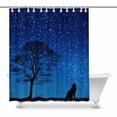 thumbnail image 1 of MKHERT Wolf Shower Curtain Bath Curtain Waterproof Fabric Polyester Curtains 60x72 inch, 1 of 1