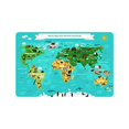 thumbnail image 1 of MKHERT World Map with Animals and Birds Doormat Rug Home Decor Floor Mat Bath Mat 23.6x15.7 inch, 1 of 3