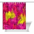 thumbnail image 1 of MKHERT abstract colorful flowers Bathroom Shower Curtain 60x72 inch, 1 of 1