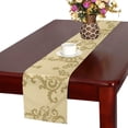thumbnail image 1 of MKHERT beige Table Runner for Kitchen Wedding Party Home Decor 14x72 inch, 1 of 4