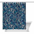 thumbnail image 1 of MKHERT blue geometric Bathroom Shower Curtain 60x72 inch, 1 of 1
