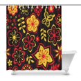 thumbnail image 1 of MKHERT bright flowers Bathroom Shower Curtain 60x72 inch, 1 of 1