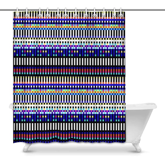 MKHERT colorful abstract Bathroom Shower Curtain 60x72 inch