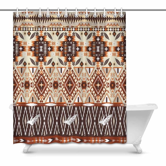 MKHERT colorful aztec geometric tribal Bathroom Shower Curtain 60x72 inch
