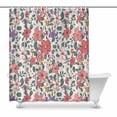 thumbnail image 1 of MKHERT colorful flowers leaves Bathroom Shower Curtain 60x72 inch, 1 of 1