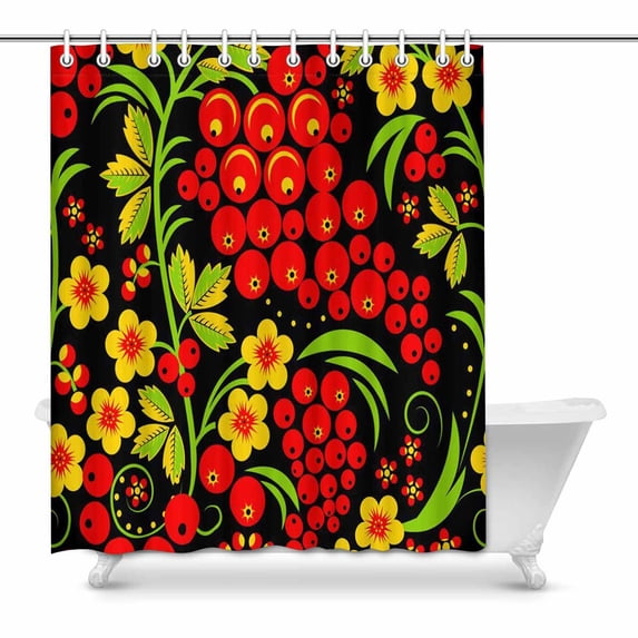 MKHERT fresh fruits Bathroom Shower Curtain 60x72 inch