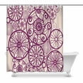 thumbnail image 1 of MKHERT graphic Abstract circles Bathroom Shower Curtain 60x72 inch, 1 of 1