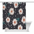 thumbnail image 1 of MKHERT graphic flowers Bathroom Shower Curtain 60x72 inch, 1 of 1