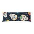 thumbnail image 1 of MKHERT mexican sugar skull Body Pillowcase Pillow Protector Cushion Cover 20x60 inch, 1 of 1