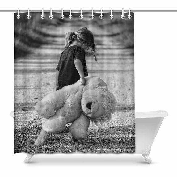 MKHERT oBy Shower Curtain Bath Curtain Waterproof fabric Polyester Curtains 60x72 inch