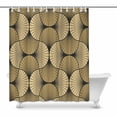 thumbnail image 1 of MKHERT overlapping arcs Bathroom Shower Curtain 60x72 inch, 1 of 1
