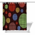 thumbnail image 1 of MKHERT shading circles Bathroom Shower Curtain 60x72 inch, 1 of 1