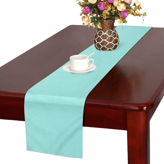 MKHERT turquoise Table Runner for Kitchen Wedding Party Home Decor 16x72 inch