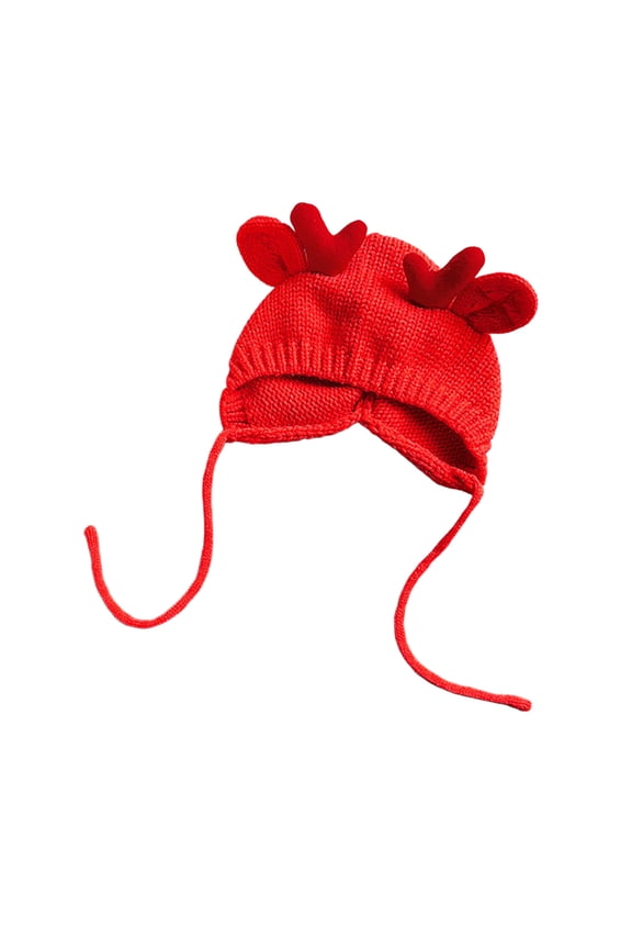 Boys Hats 8-12 Cool Toddler Hat Girls Boys Knit Fall Winter Children Cute Deer Warm Outwear for Babys Cap Baby Hats 6-12 Months One Size