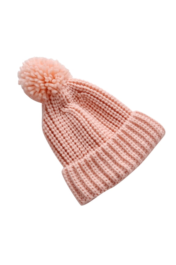 Boys Hats for Kids Ages 2-4 Baby Winter Warm Hat Solid Knitted Pompom Hat Toddler Kids Boys Girls Crochet Hat Beaniess Cap Toddler Girl Hats Age 2-4 One Size