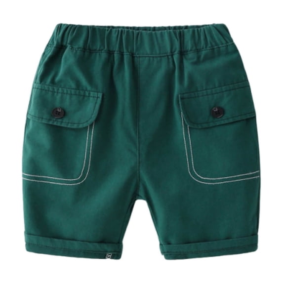 MKHSQHDG Boys Jean Shorts Size 6 Boys Shorts for Toddlers and Kids Comfortable Elastic Waist Casual Summer Playwear with Cute Cartoon Prints for Outdoor Activities 1-2 Years
