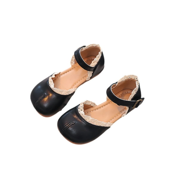 MKHSQHDG Little Girl Sandals Size 3 Toddler Spring and Summer Girls' Children's Baby Lace Edge Adjustable Soft Soled Shoes Sandals 10.5-11 Years