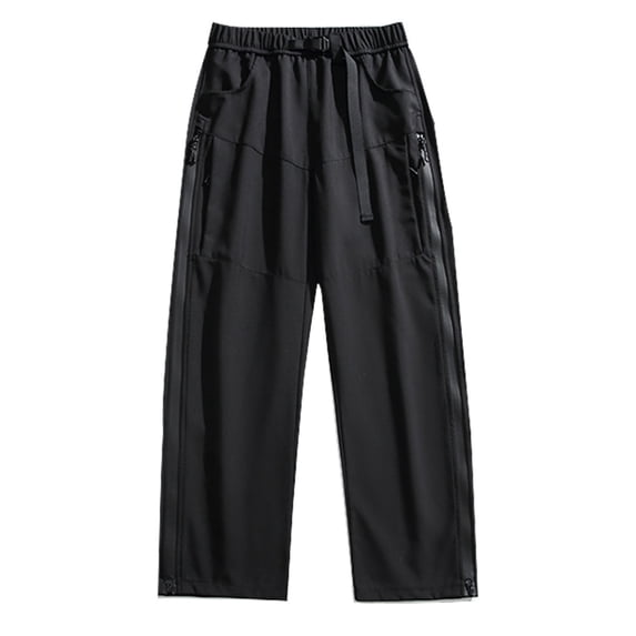 MKHSQHDG Male Pants Men's Cargo Sweatpants Casual Joggers Loose Fit Open Bottom Athletic Pants for Men with Pockets Xxl