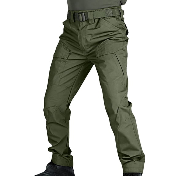 MKHSQHDG Male Pants Men's Relaxed-Fit Carpenter Utility Pant with Tool Pockets L
